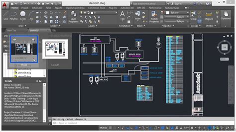autocad electrical  tutorial model  layout youtube