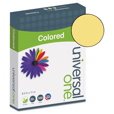 universal colored paper lb     goldenrod  sheetsream