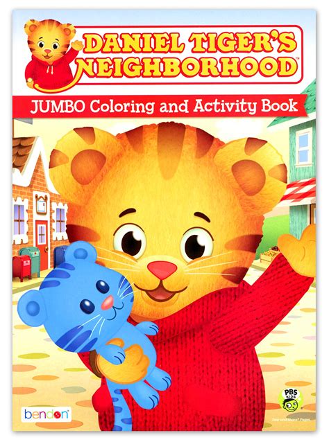 buy daniel tigers neighborhood jumbo coloring activity book  pbs