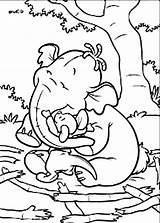 Coloring Hug Pages Elephant Getcolorings Babar sketch template