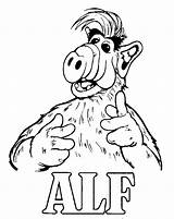 Alf Coloring Pages Cartoon Cartoons 80s Kids Characters Books Book Colouring Printable Sheets Draw Rock Painting Adult Vintage Drawing Coloringpagesabc sketch template