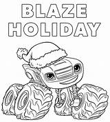 Blaze Coloring Monster Pages Machines Christmas Para Machine Nick Jr Colorear Print Printable Patrol Paw Dibujos Spookley Pumpkin Square Silueta sketch template