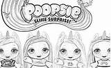 Coloring Unicorn Slime Surprise Poopsie Pages Cute Unicorns Filminspector Downloadable Very They sketch template