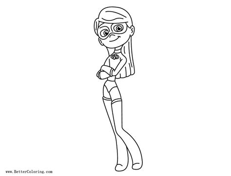 Incredibles Violet Coloring Pages Free Printable