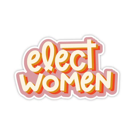 elect women sticker madame premier