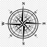 Compass North West East South Rose Clip Transparent sketch template