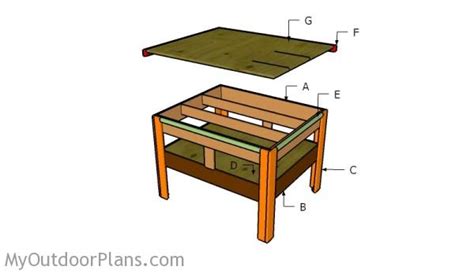 outfeed table plans myoutdoorplans  woodworking plans  projects diy shed wooden