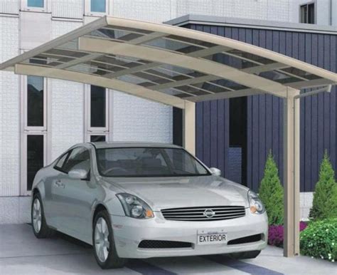car canopy carport car shed polycarbonate board  aluminum frame automobile rain shelter