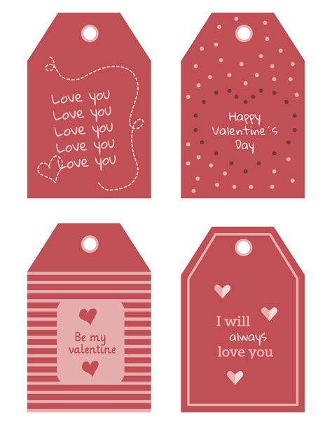 images  happy valentine printable gift tags valentines day