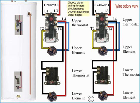 electric water heater thermostat wiring diagram wiring diagram