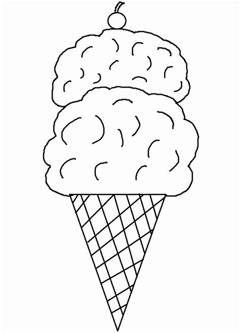 ice cream scoop coloring pages luxury  ice cream cone coloring page