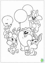 Coloring Looney Tunes Baby Dinokids Close Print sketch template