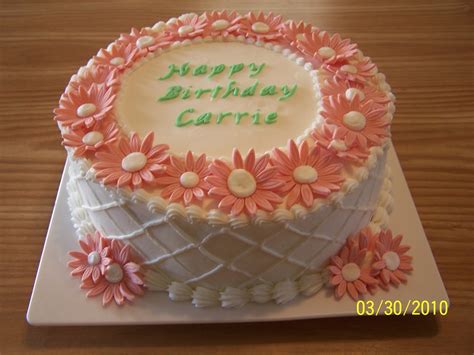Edee S Custom Cakes Daisy Birthday Cake