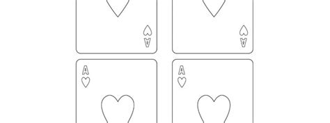 heart card template small