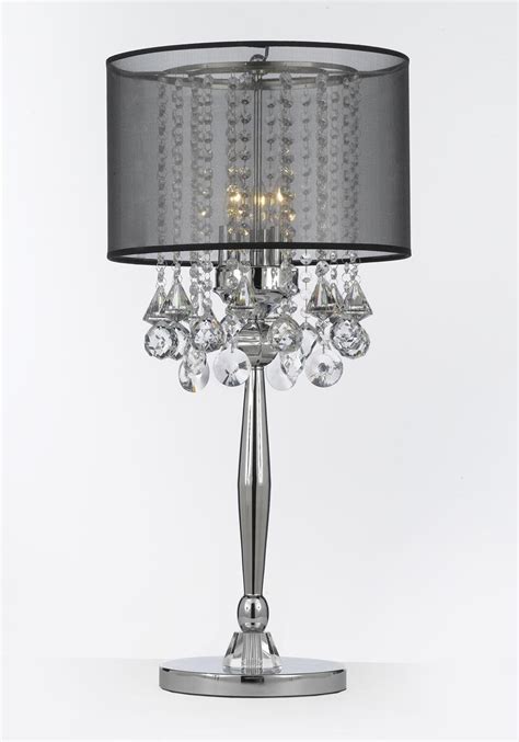 top  black crystal table lamps  warisan lighting