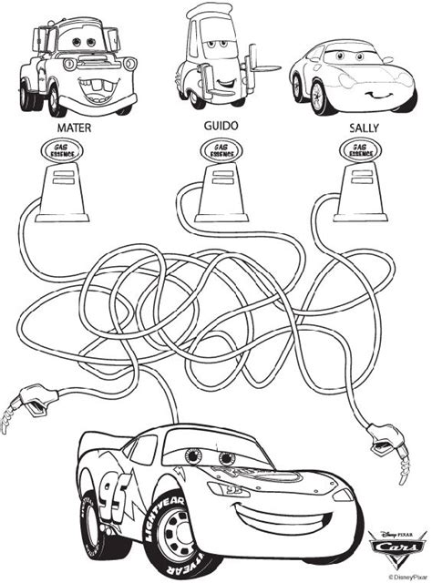 birthdayparty cars yearsold tablegame cars coloring pages