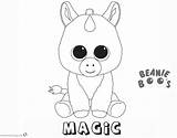 Coloring Unicorn Pages Beanie Boo Baby Magic Printable Kids Boos Color Print Cute Slush Colorings Getcolorings Bettercoloring Template sketch template