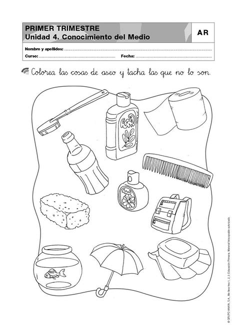 Ejercicios De Ciencias Naturales Primer Grado Reverasite