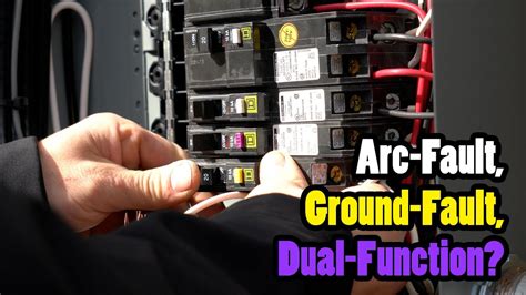 arc fault ground fault  dual function circuit breakers explained youtube
