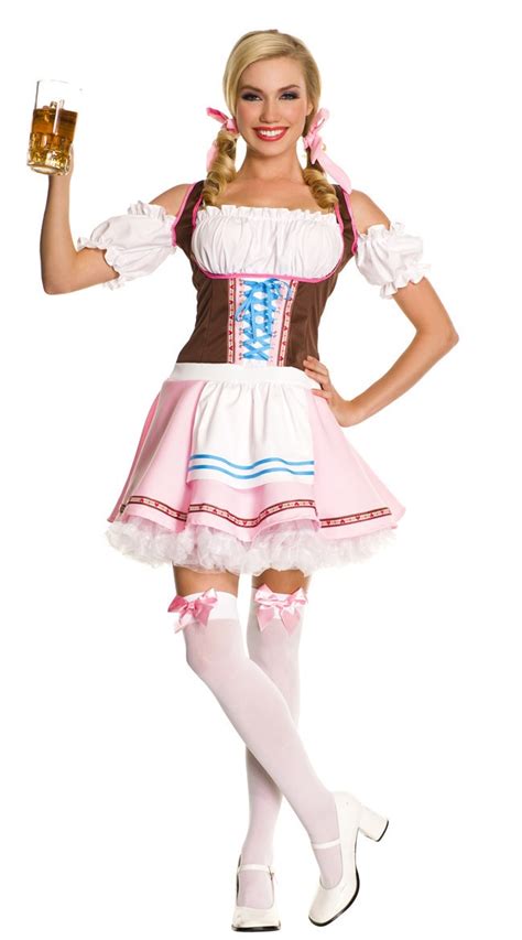 oktoberfest wench ladies fancy dress german bavarian beer girl costume