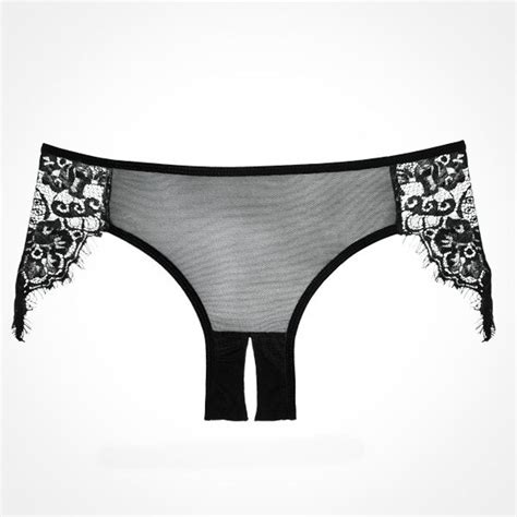 Alr A1007 Adore Lavish And Lace Panty One Size Black Honeys Place