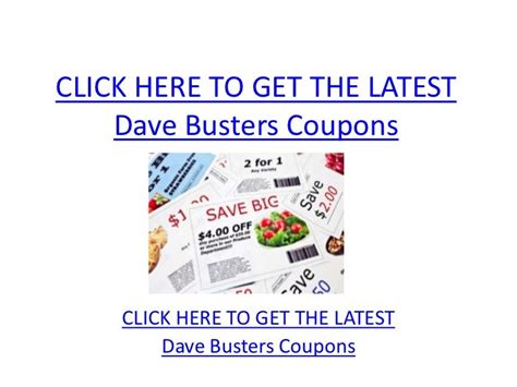 dave busters coupons printable dave busters coupons