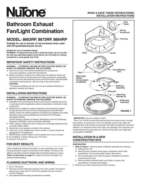 nutone bath fan wiring diagram wiring diagram pictures