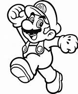 Coloring Pages Nabbit Mario Template sketch template