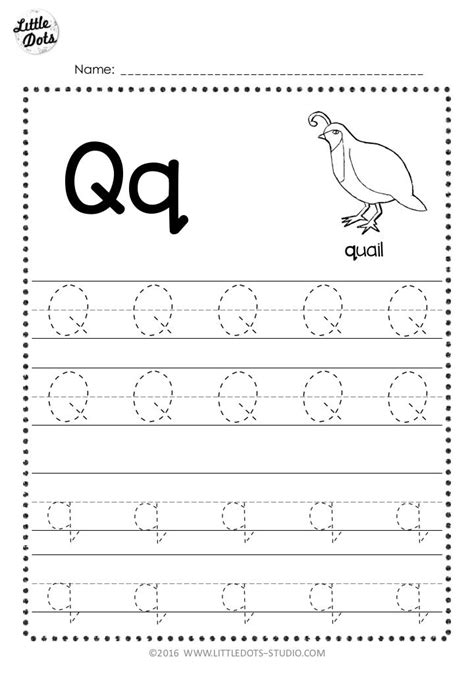 letter  tracing worksheets
