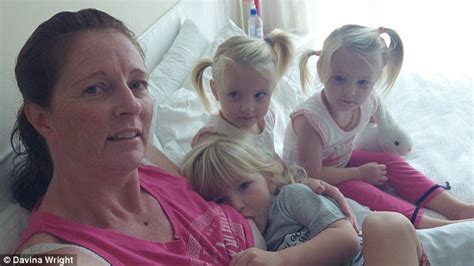 this woman still breastfeeds her three year old triplets ‘it gives them lovely quiet time with