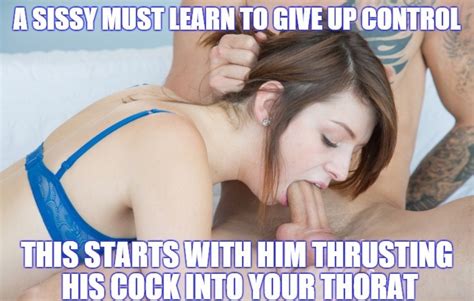 brunette cock in throat sissy caption constantlytoomuch