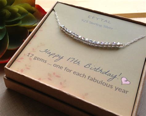 birthday gifts  girls sterling silver necklace  etsy