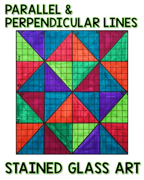 stained glass slope graphing linear equations worksheet answer key
