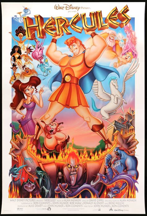 Hercules 1997 Original One Sheet Movie Poster Original Film Art