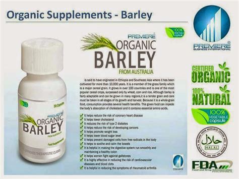 dreams  jc premiere organic barley food supplement