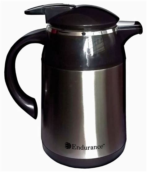 endurance stainless steel coffee  tea pot ml buy    price  india snapdeal