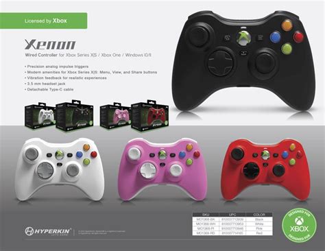 xbox  controllers  officially coming    hyperkin pure xbox
