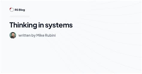 thinking  systems