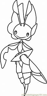 Leavanny Pyroar Coloringpages101 Pokémon sketch template