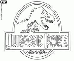 detailed printable high resolution  clipart jurassic park dinosaur