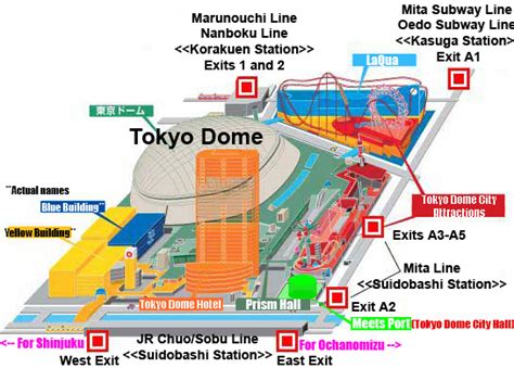 tokyo dome seat chart