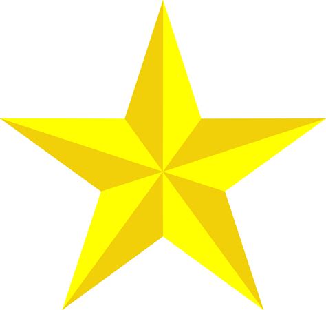 star yellow  vector graphic  pixabay