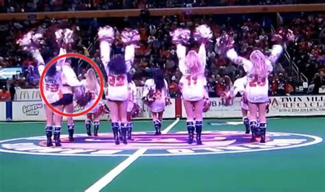 cheerleader goes viral when she suffers huge wardrobe malfunction