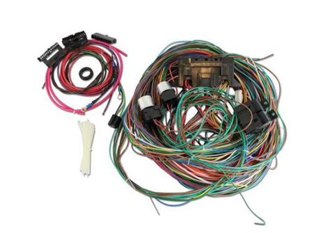 find   circuit  fuse street hot rat rod wiring harness wire kit complete  united states