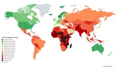 [oc] gdp per capita per country map porn