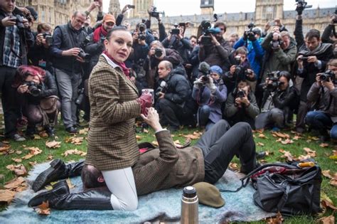 British Porn Enthusiasts Stage Face Sitting Protest