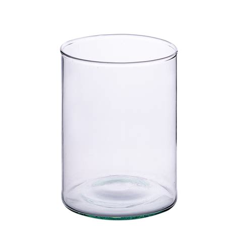 Glass Cylinder Vase H 20cm D 15cm Vases Cylinder Vases