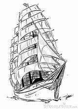 Ship Drawing Vespucci Amerigo Draw Ships Getdrawings sketch template