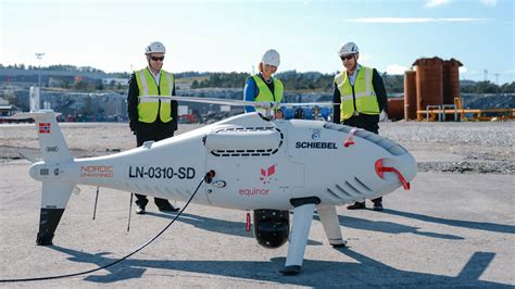 worlds  logistics operation   drone   offshore installation