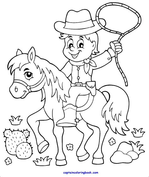 rodeo coloring pages